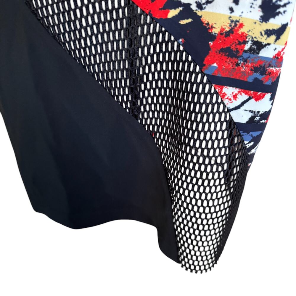 Sachin & Babi Colorblock Abstract Print Mesh Deta… - image 7